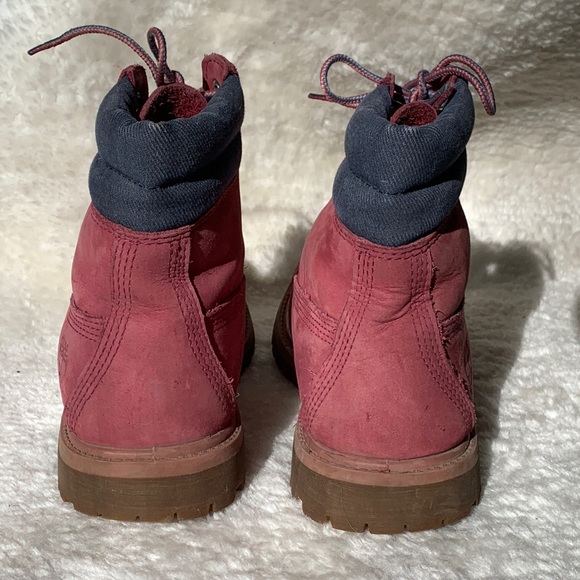 Timberland Boots Burgundy and Blue color - Picture 7 of 16